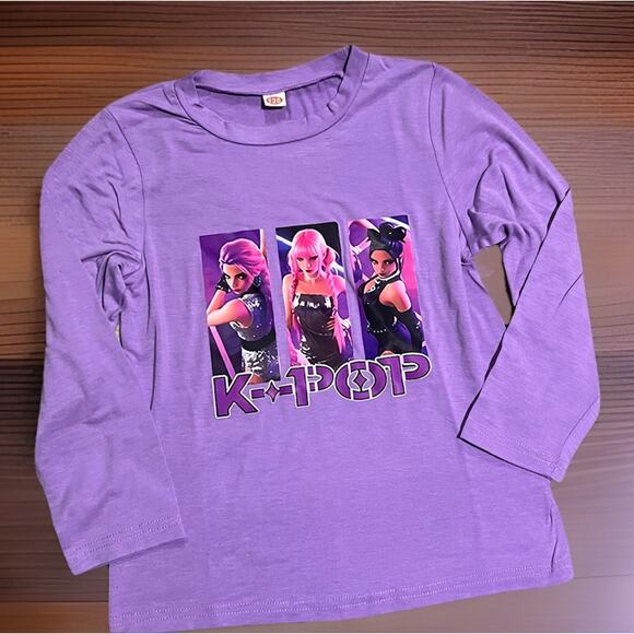 K-Pop Demon Hunters Long Sleeve Top for Girls 5-6 Yrs (120) - Picture 3 of 4